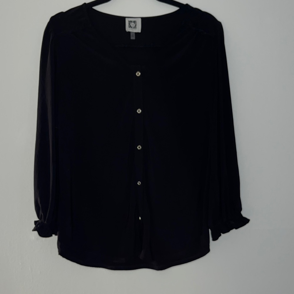 Soft black blouse